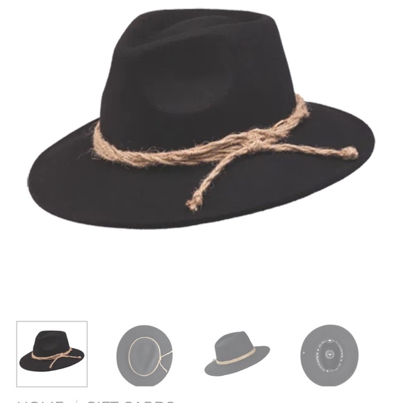 Peter Grimm Wool Hat- Black - Picture 2 of 5